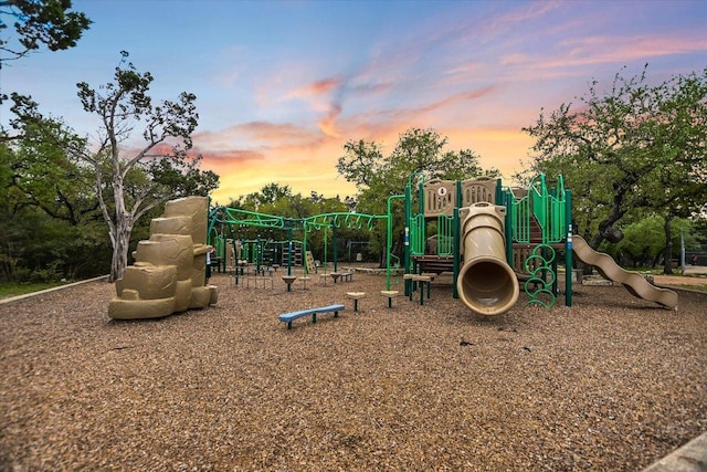 7306 Fireoak Dr, Austin, TX 78759 - view of playground at dusk