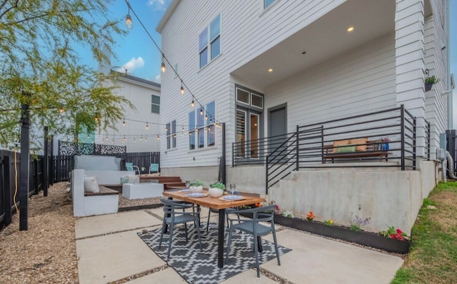 6221 Florencia Ln, Austin, TX 78724 - view of patio featuring outdoor dining space