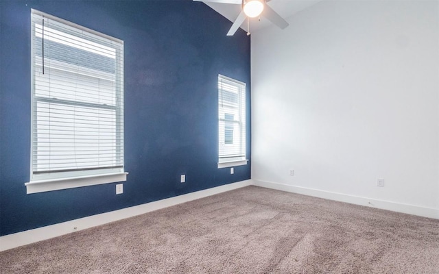 6221 Florencia Ln, Austin, TX 78724 - carpeted spare room featuring a ceiling fan and baseboards