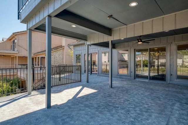 313 Lucy Ln, Horseshoe Bay, TX 78657 - view of patio / terrace with ceiling fan