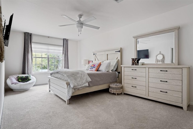 102 Hurst Creek Rd, Lakeway, TX 78734 - bedroom with carpet floors and ceiling fan