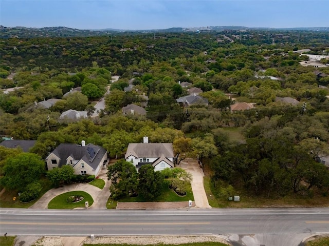 102 Hurst Creek Rd, Lakeway, TX 78734 - bird's eye view of a heavily wooded area