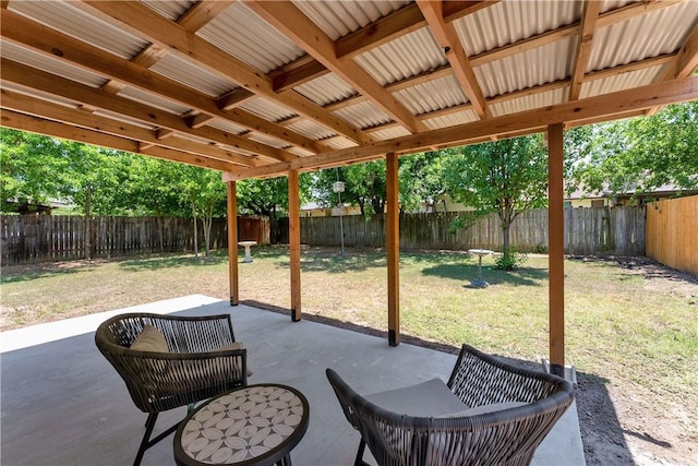 view of patio