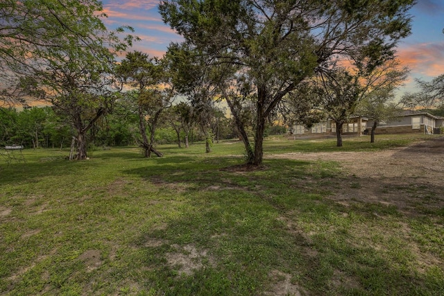 25101 Fawn Dr, Leander, TX 78641 - yard at dusk featuring a yard