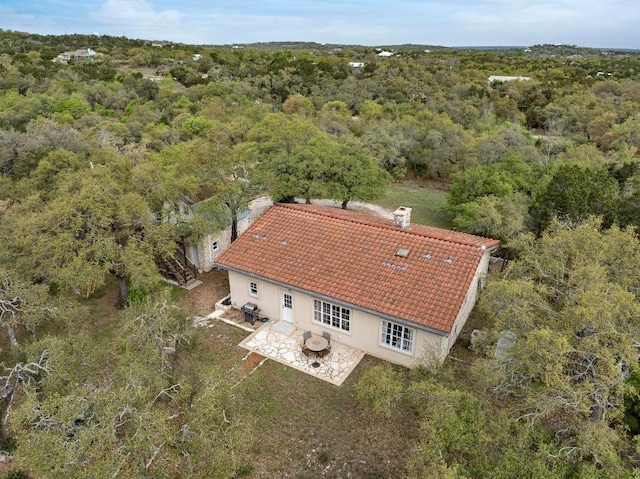200 Oak Grove Dr, Dripping Springs, TX 78620 - bird's eye view with a view of trees