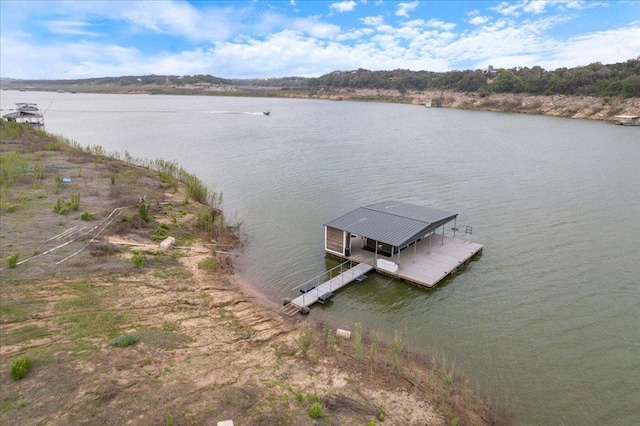 24729 Travis Lakeside Cv, Spicewood, TX 78669 - dock with a water view