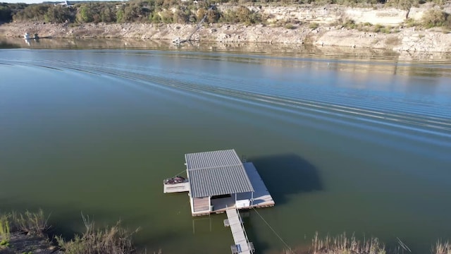 24729 Travis Lakeside Cv, Spicewood, TX 78669 - dock with a water view