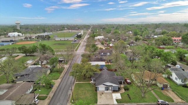 1701 Davis St, Taylor, TX 76574 - aerial view of property and surrounding area with nearby suburban area