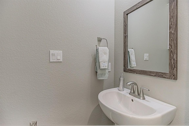 bathroom with a sink