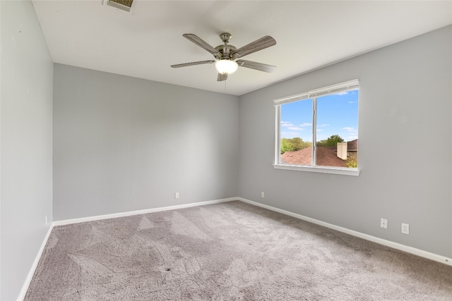 118 Dogwood Dr, Georgetown, TX 78626 - empty room with baseboards, ceiling fan, and carpet