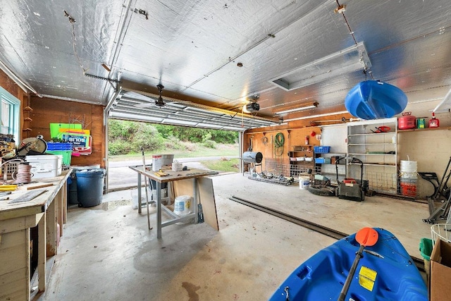 932 Scenic Loop, Kingsland, TX 78639 - garage featuring a garage door opener