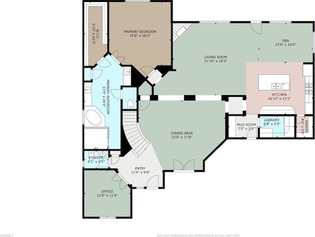 2015 Colina Cv, Cedar Park, TX 78613 - view of floor plan / room layout