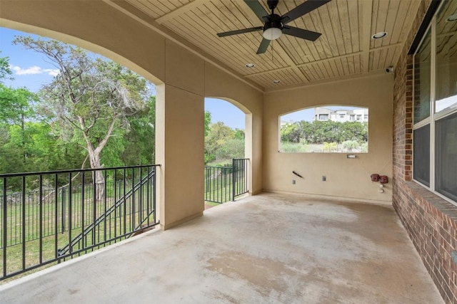 2015 Colina Cv, Cedar Park, TX 78613 - patio / terrace with a ceiling fan