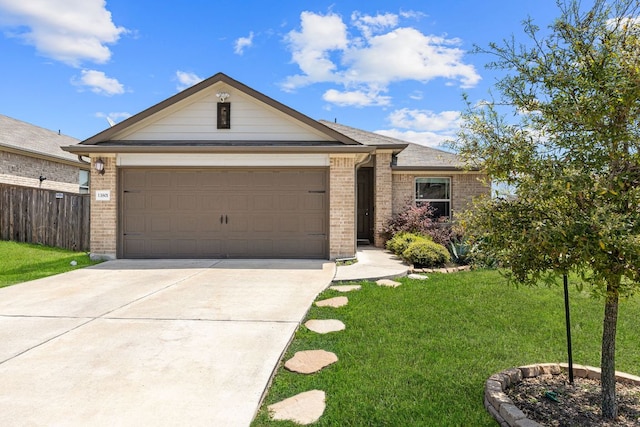 13801 Rosebud Isle Dr, Manor, TX 78653 - single story home with brick siding, driveway, and a garage