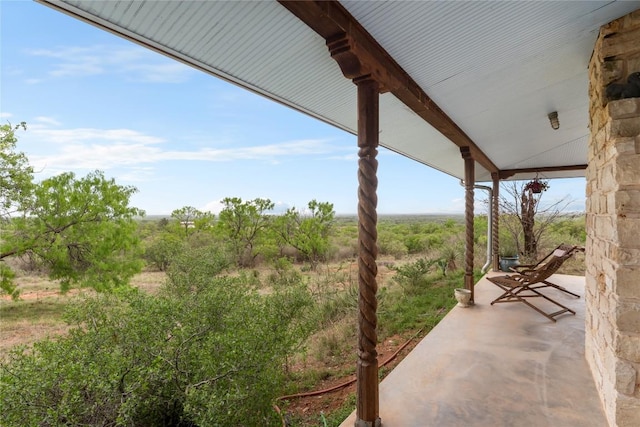 view of patio