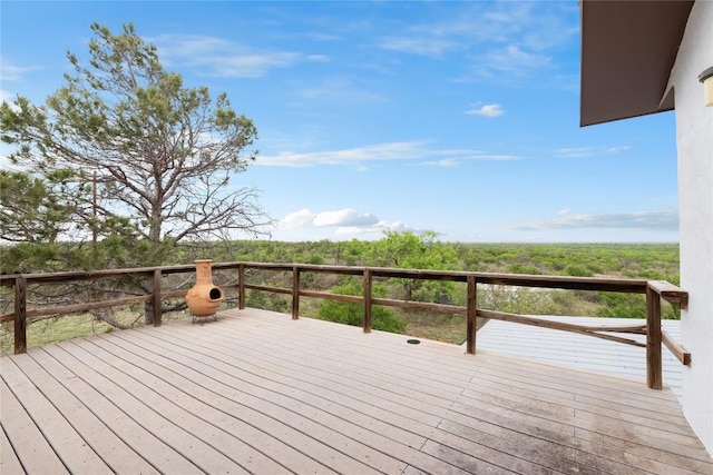 view of deck