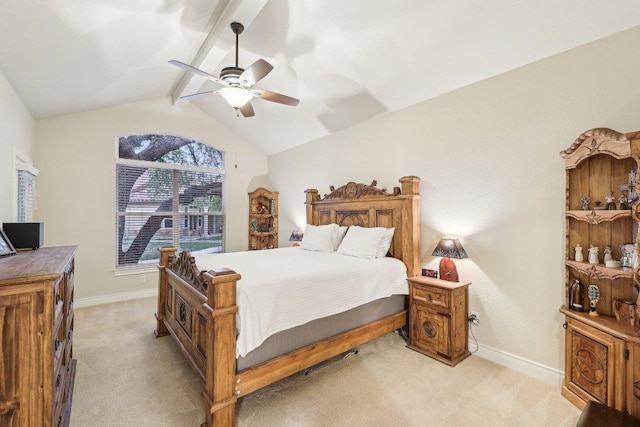 2004 American Dr Unit 1, Lago Vista, TX 78645 - bedroom featuring light colored carpet, baseboards, and ceiling fan