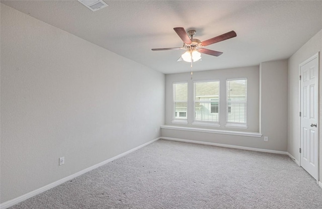 12103 Tolson Dr, Manor, TX 78653 - unfurnished room with a ceiling fan and light carpet