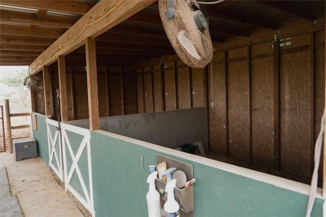 view of stable