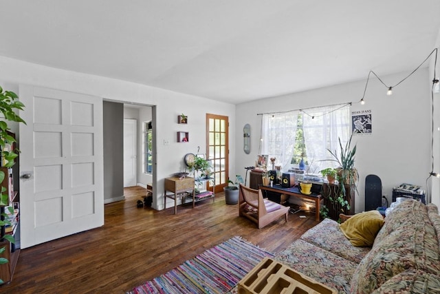 1403 Ashwood Rd, Austin, TX 78722 - living area with wood finished floors