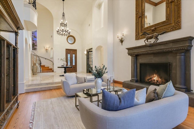 4646 Rockcliff Rd, Austin, TX 78746 - community lobby featuring stairway and a towering ceiling