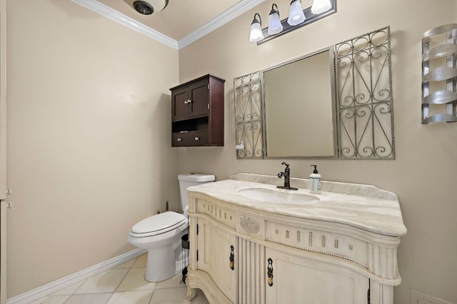 2450 Ashdale Dr Unit D-206, Austin, TX 78757 - bathroom featuring ornamental molding, vanity, and tile patterned flooring
