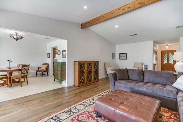 1710 County Road 128, Burnet, TX 78611 - living area with light wood finished floors and recessed lighting