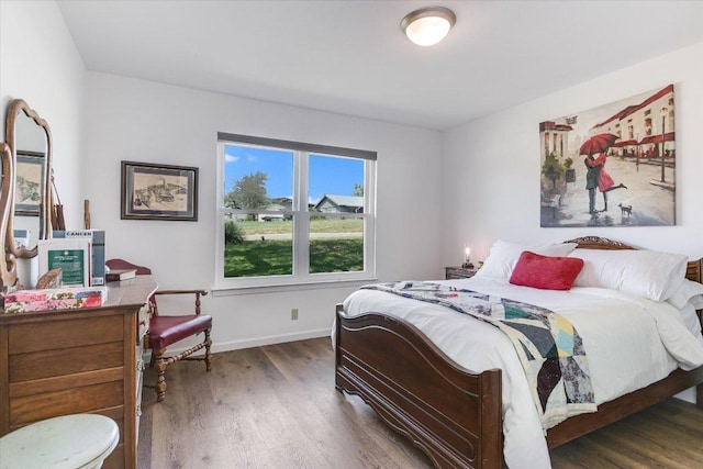 1710 County Road 128, Burnet, TX 78611 - bedroom featuring wood finished floors and baseboards