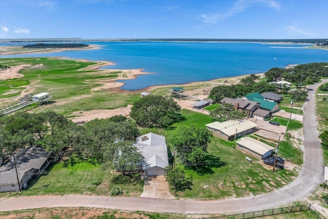 1710 County Road 128, Burnet, TX 78611 - drone / aerial view of a nearby body of water
