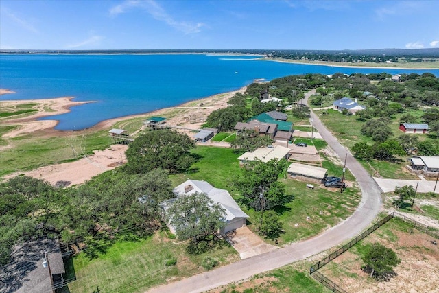 1710 County Road 128, Burnet, TX 78611 - aerial view of property and surrounding area with a nearby body of water