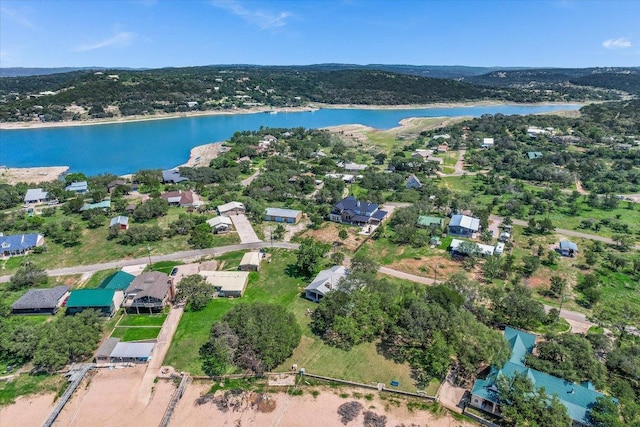 1710 County Road 128, Burnet, TX 78611 - aerial overview of property's location featuring a nearby body of water