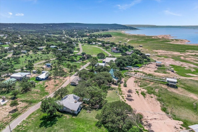 1710 County Road 128, Burnet, TX 78611 - aerial overview of property's location with a nearby body of water
