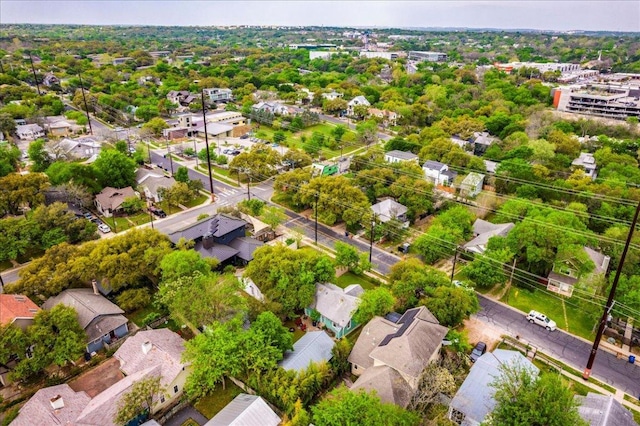 1713 S 5th St, Austin, TX 78704 - aerial perspective of suburban area