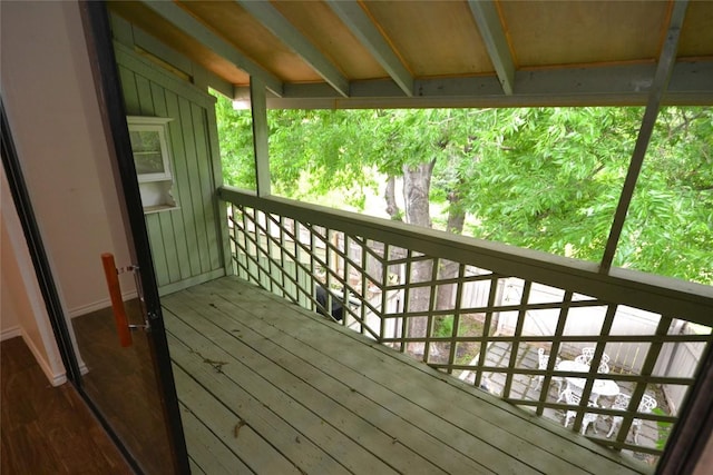 view of deck