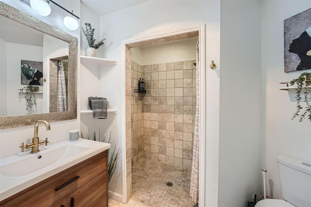 14487 Robert I Walker Blvd, Austin, TX 78728 - full bathroom with vanity and a tile shower