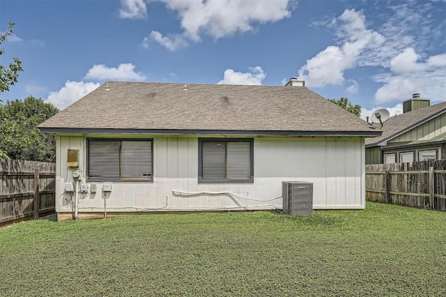 14487 Robert I Walker Blvd, Austin, TX 78728 - back of property with a fenced backyard and roof with shingles