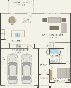 16724 Santiaguillo Trce, Manor, TX 78653 - view of property floor plan