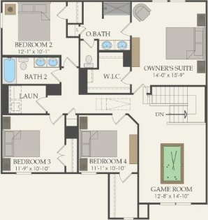 16724 Santiaguillo Trce, Manor, TX 78653 - view of property floor plan