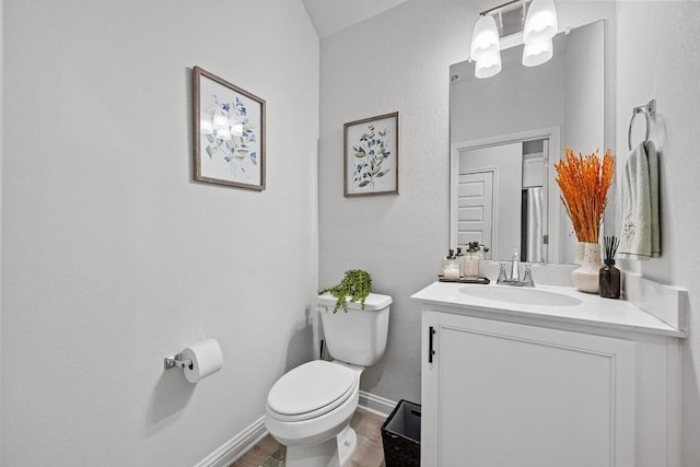 8522 Leroi Dr, Austin, TX 78744 - bathroom with vanity and wood finished floors