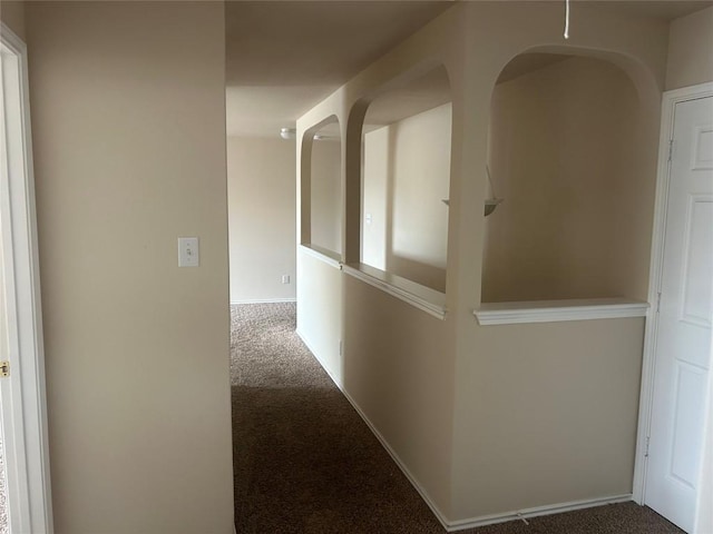 corridor featuring carpet floors