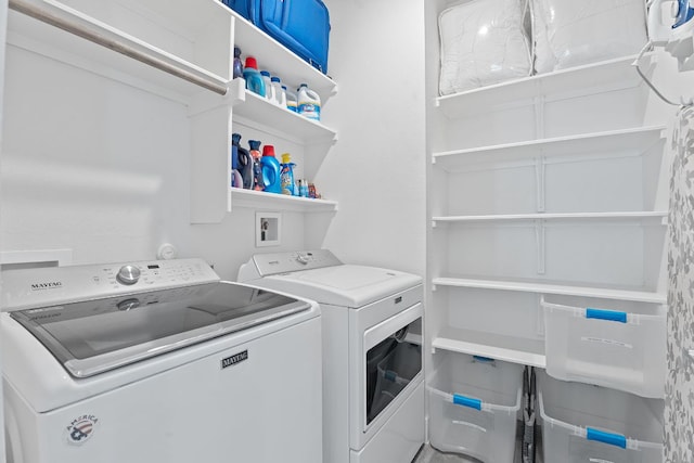 8922 Menchaca Rd Unit 204, Austin, TX 78748 - laundry room with washing machine and dryer