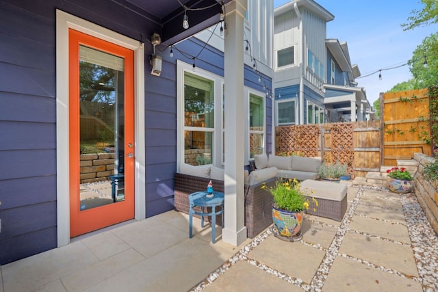 8922 Menchaca Rd Unit 204, Austin, TX 78748 - view of patio featuring an outdoor living space