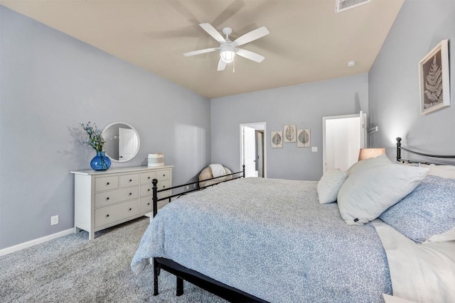 18003 Linkhill Dr, Dripping Springs, TX 78620 - carpeted bedroom featuring baseboards and ceiling fan