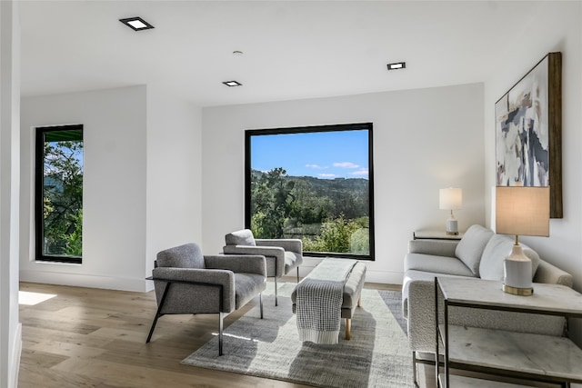 1903 Toro Canyon Rd, Austin, TX 78746 - living area featuring wood finished floors and plenty of natural light