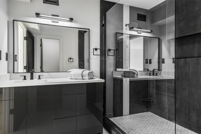 1903 Toro Canyon Rd, Austin, TX 78746 - full bath featuring a shower stall and vanity