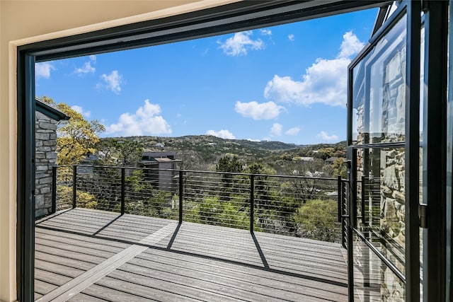 1903 Toro Canyon Rd, Austin, TX 78746 - balcony featuring a mountain view