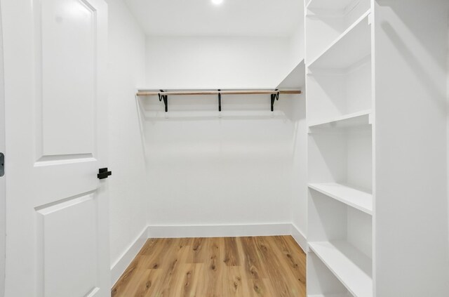 6014 London Dr, Austin, TX 78745 - walk in closet with light wood-type flooring