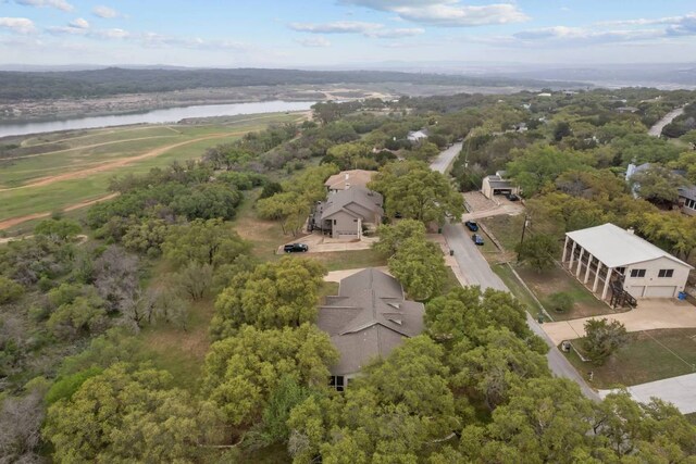 21507 Lakefront Dr, Lago Vista, TX 78645 - bird's eye view of a large body of water