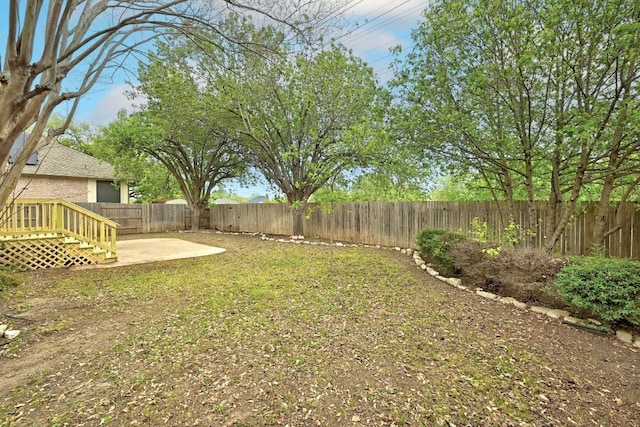 13401 Lamplight Village Ave, Austin, TX 78727 - fenced backyard with a patio area