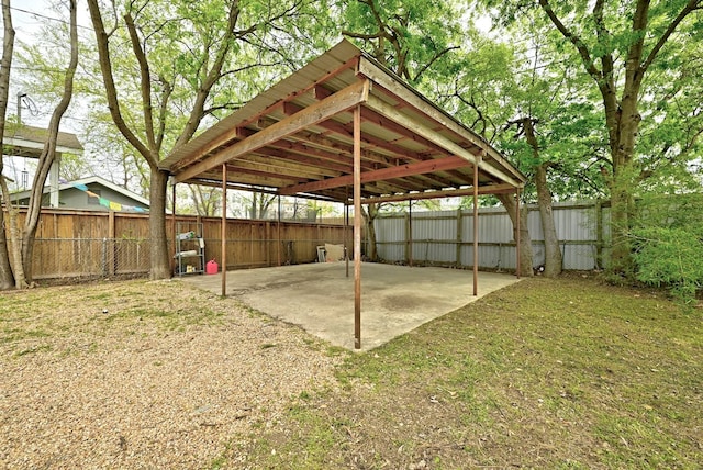 5313 Martin Ave, Austin, TX 78751 - fenced backyard featuring a patio area and a carport